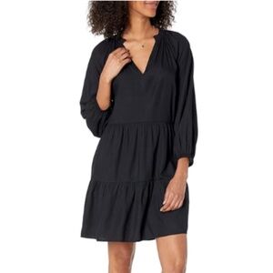 DISCOUNTED!!!  THE DROP x  Caralyn Mirand | Ruffle-Neck Tiered Mini Dress